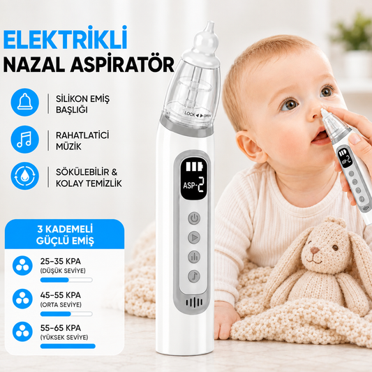 NoveaBaby™ Otomatik Bebek Burun Aspiratörü