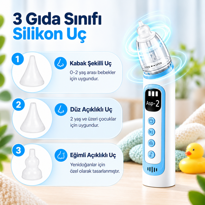 NoveaBaby™ Otomatik Bebek Burun Aspiratörü
