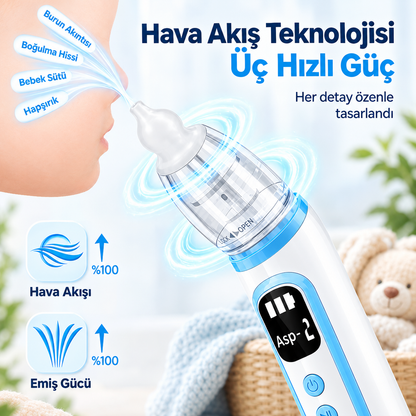 NoveaBaby™ Otomatik Bebek Burun Aspiratörü